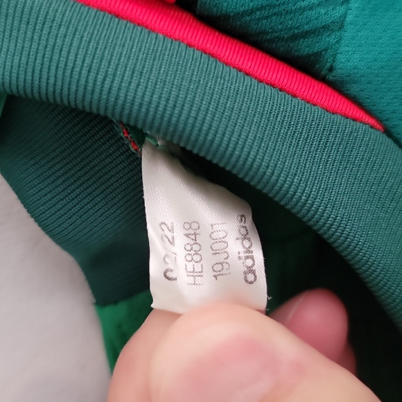 Adidas Kids Soccer Jersey Mexico Large Green Short Sleeve Activewear - Picture 8 of 8